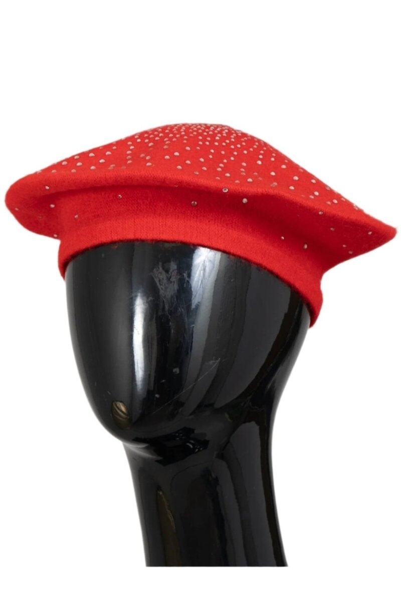 Embellished Beret W/Stones