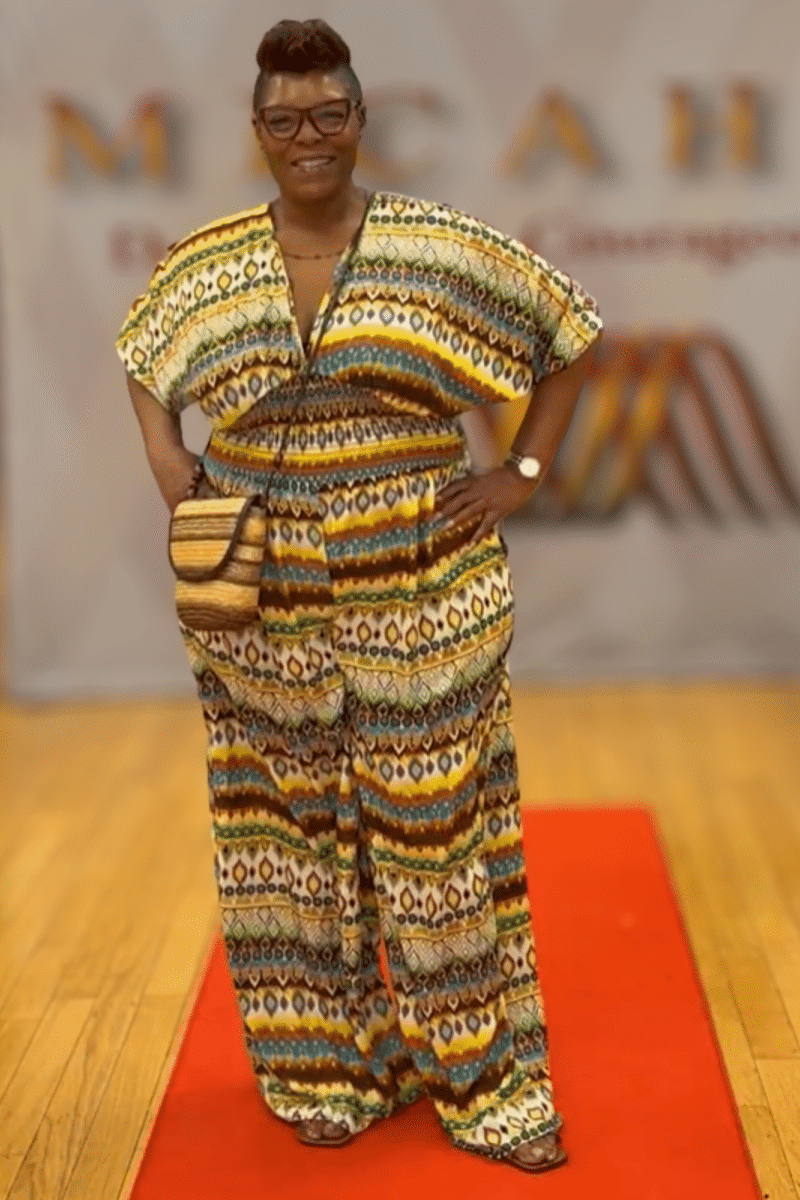 Smocked Waist Jumpsuit